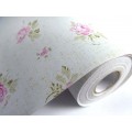 18" Flower Pattern Peel-Stick Wallpaper